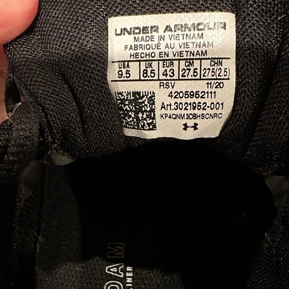 Under Armor Charged Assert with Deluxe Foam liner. - Picture 3 of 3